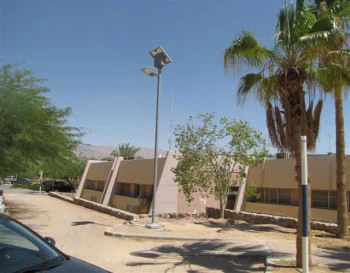 7M 40W باتری بالا چراغ خیابان خورشیدی